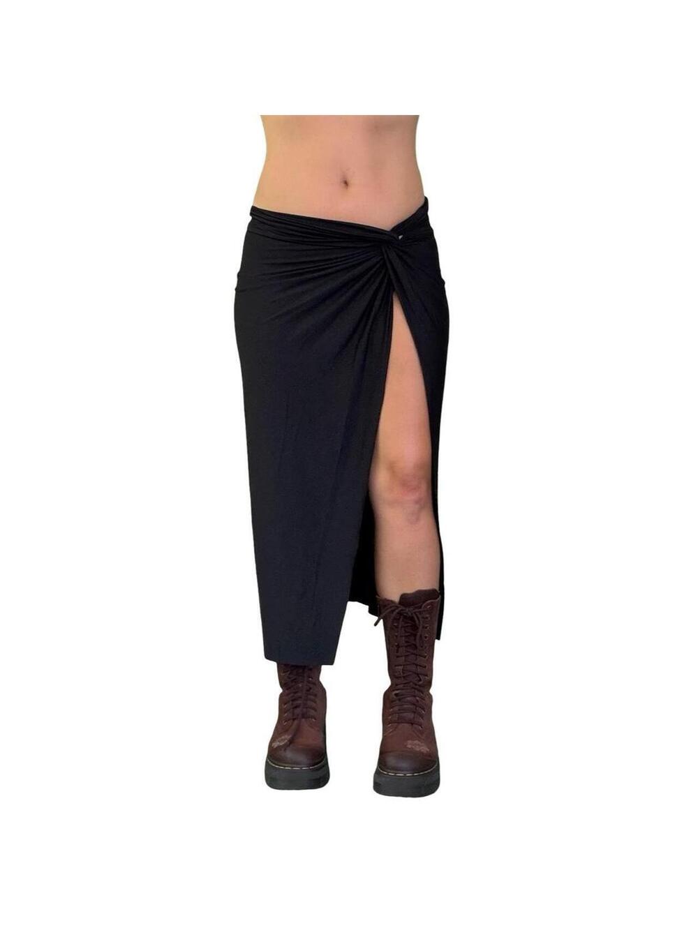 Y2K TRAD GOTH MINIMALIST SKIRT
